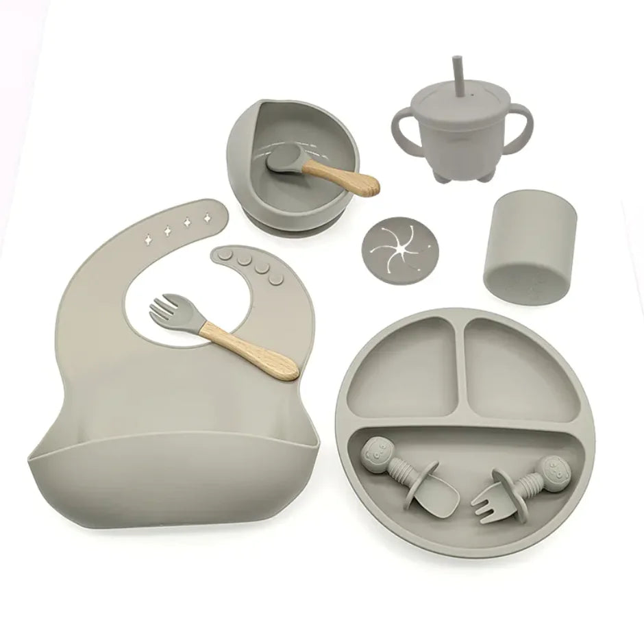 Infant Self-Feeding Silicone Set