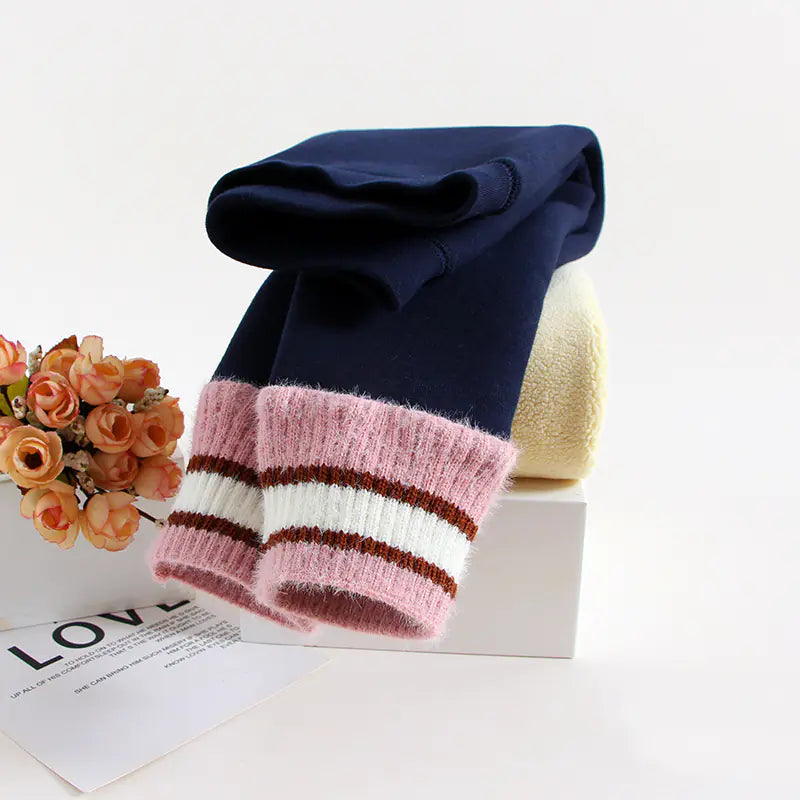 Chic Stripe Leggings for Girls