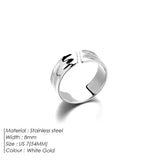 Artistic Concave-Convex Ring