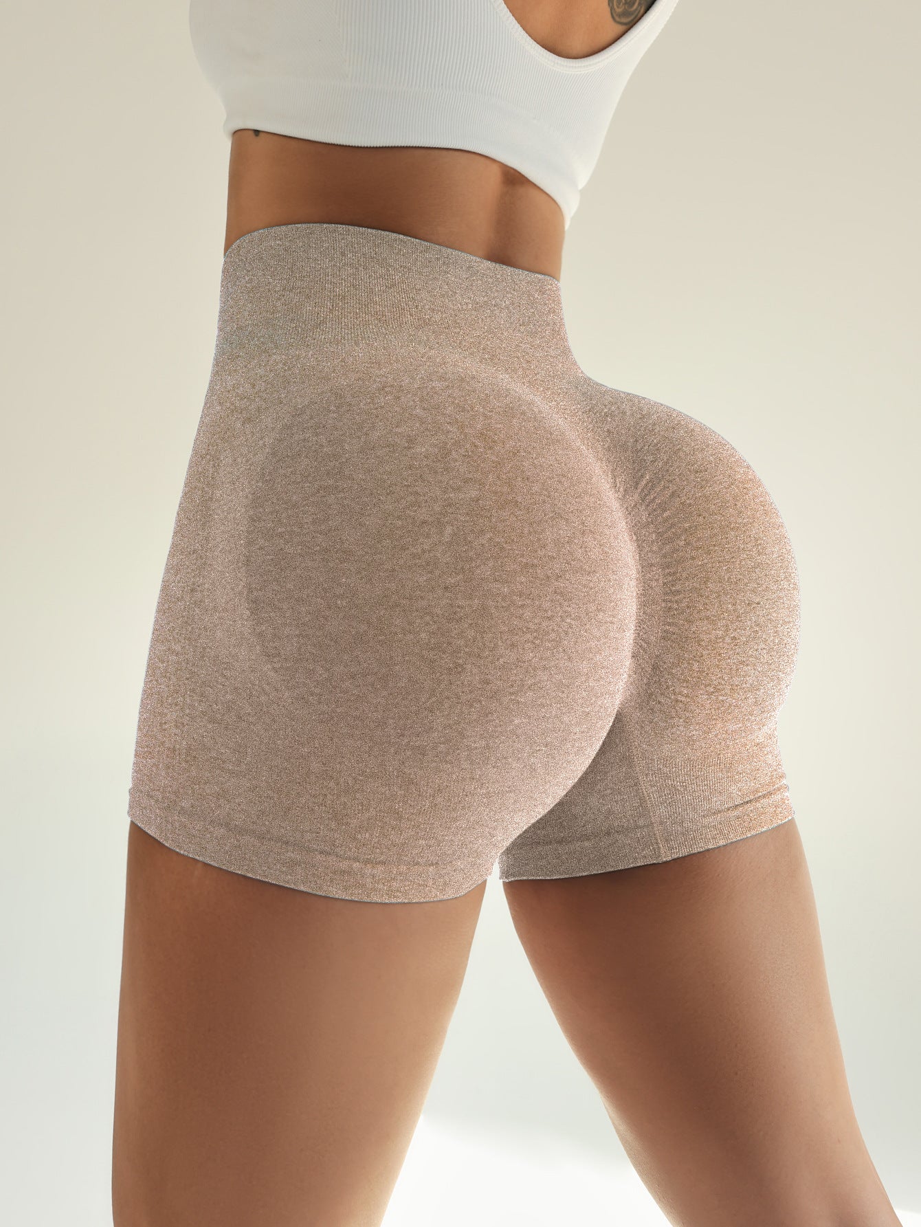 Women's Running Athletic Fitness 3/4-Length Shorts for Peachy Buttocks and Yoga