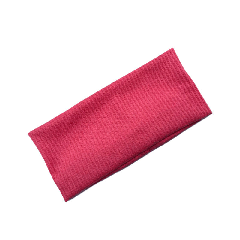 Elastic Ribbed Sports Headband