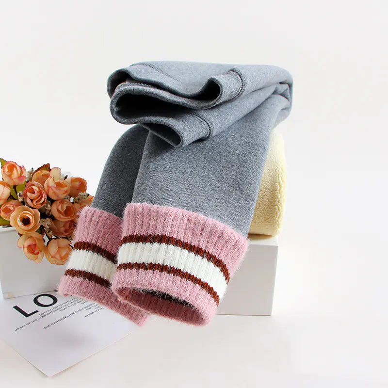 Chic Stripe Leggings for Girls