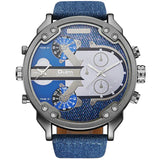 Oulm Dual Zone Luxury Men's Watch
