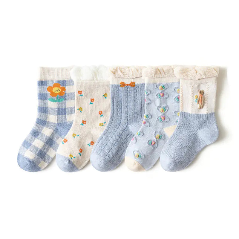 Chic Bear Lace Kids Socks