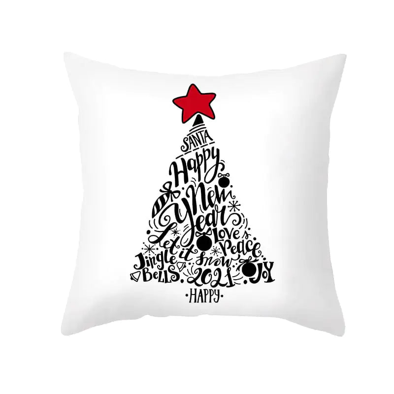 Holiday Cheer Cartoon Pillowcase