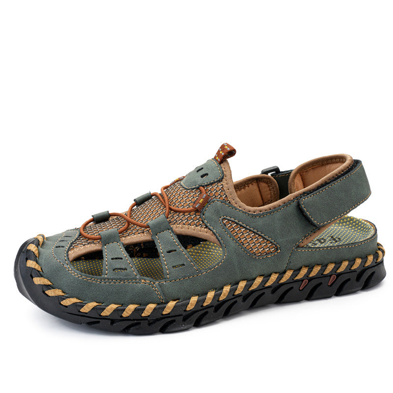 Mens Genuine Leather Casual Sandals