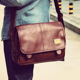 Urban Chic Men's Satchel - Threebox Elegance