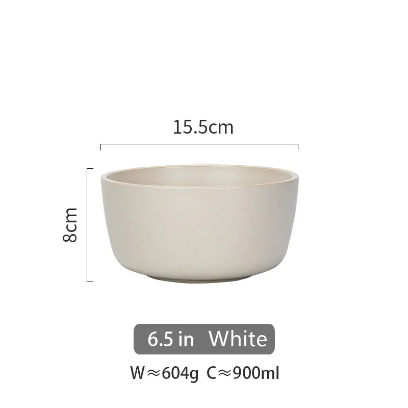 Nordic Chic Ceramic Dining Bowl