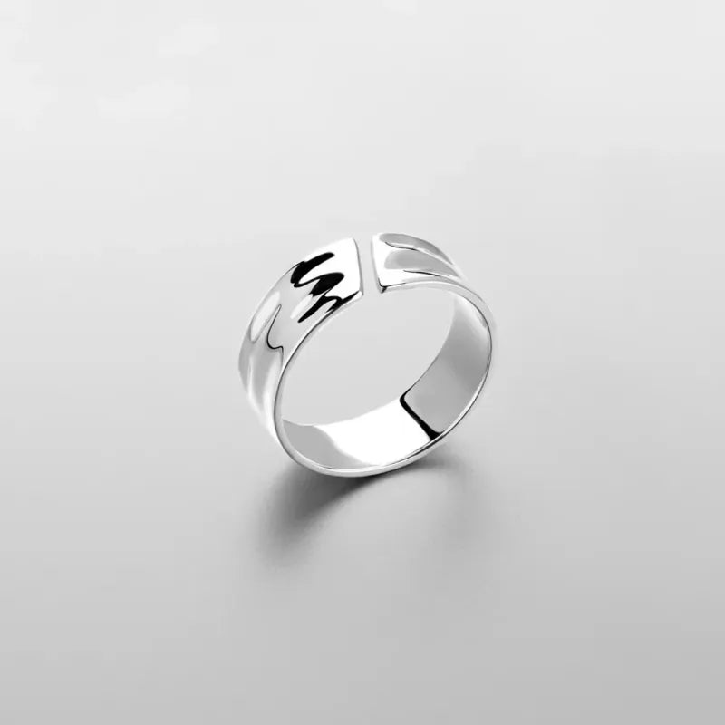 Artistic Concave-Convex Ring