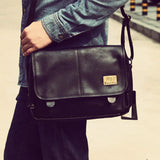 Urban Chic Men's Satchel - Threebox Elegance