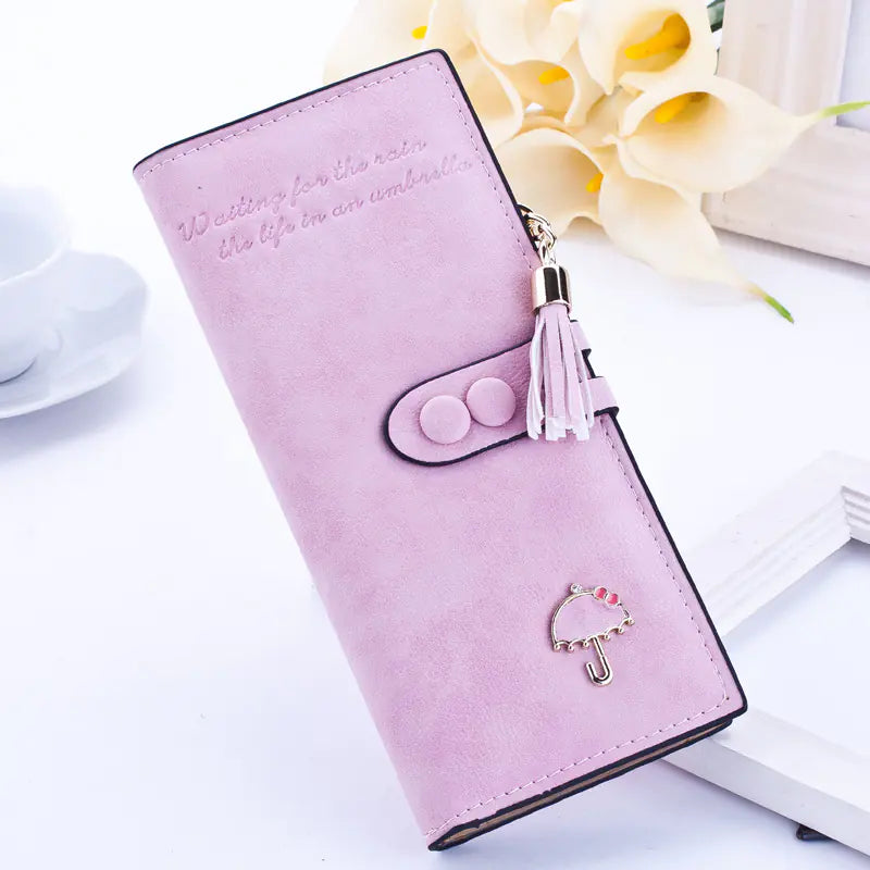 Sleek Wallet and Clutch Ensemble