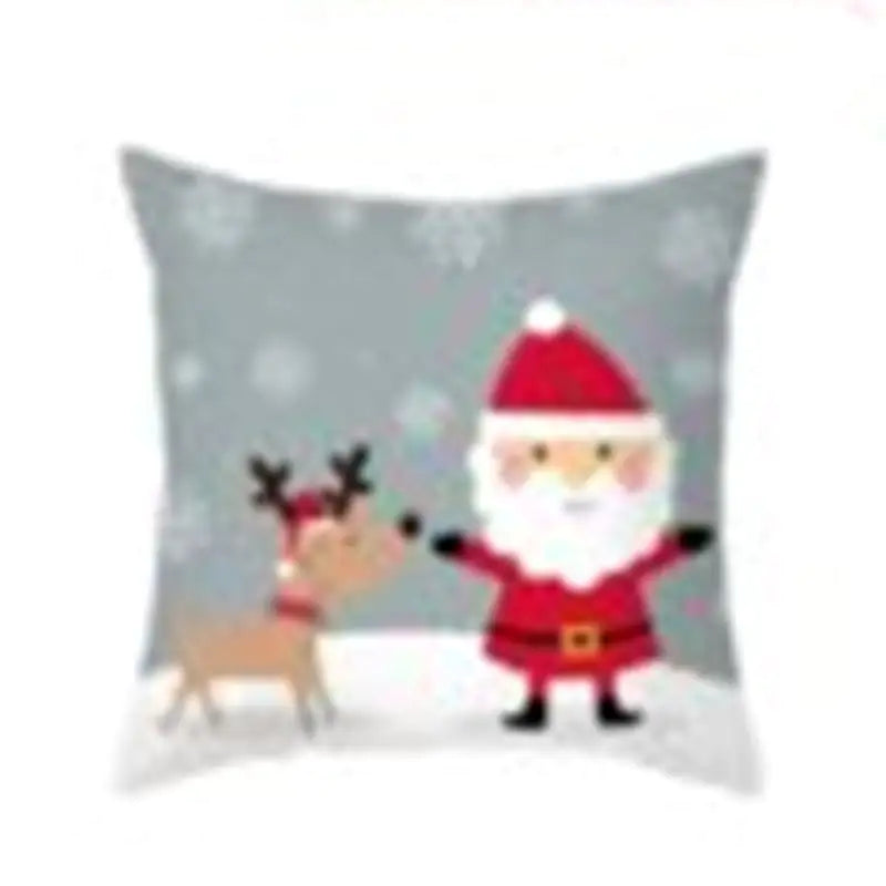 Holiday Cheer Cartoon Pillowcase