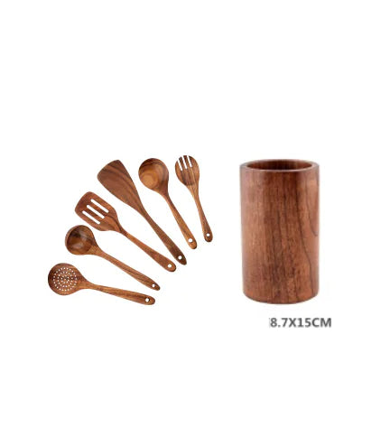 Acacia Kitchen Spatula Set