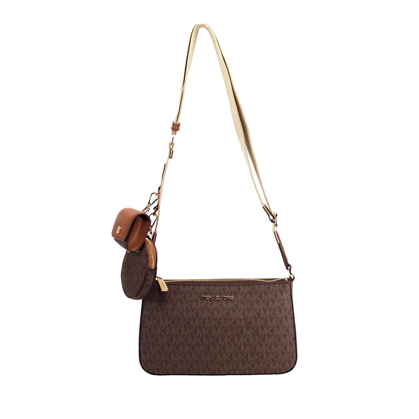 Michael Kors Jet Set Tech Crossbody in Brown