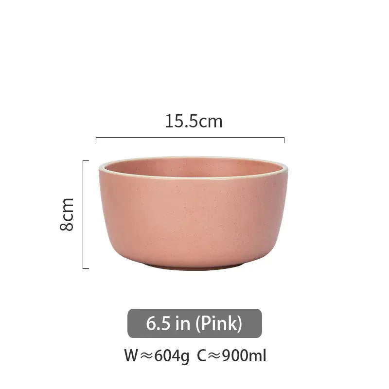 Nordic Chic Ceramic Dining Bowl