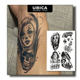 UBICA Semi-Permanent Herbal Tattoos - 2 Sheets