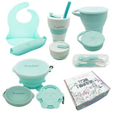 SiliconeTots Travel Feeding Kit - Collapsible Baby Dining Essentials