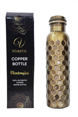 VONECO Ayurvedic 34OZ Copper Wellness Water Bottle