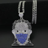 Eco Chic Hip Hop Mask Necklace