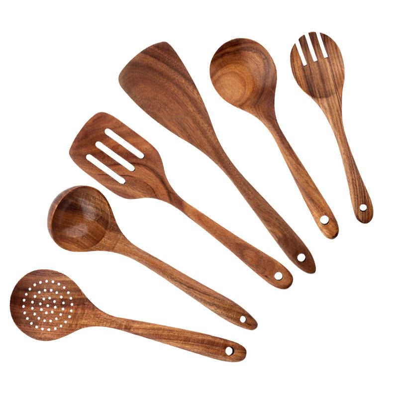 Acacia Kitchen Spatula Set