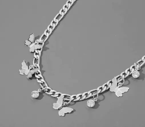 Elegant Butterfly Charm Necklace