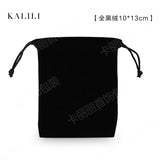 Elegant Black Velvet Jewelry Organizer Set