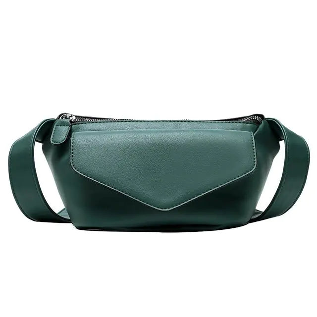 Chic Solid Color Women's Waist Bag