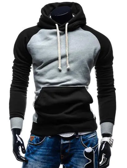 Trendy Color Block Teen Hoodie