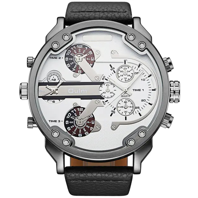 Oulm Dual Zone Luxury Men's Watch