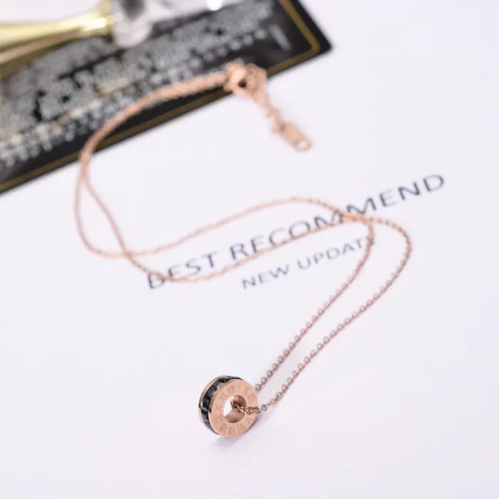 Fashionable Japanese-Korean Style Titanium Steel Necklace