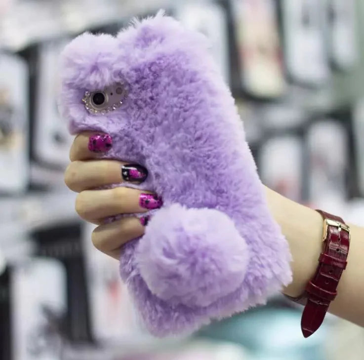 Cuddly Bunny Silicone Phone Covers