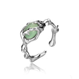 Bamboo Knot Silver Fashion Ring