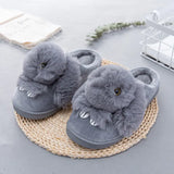 Cozy Rabbit Cotton Home Slippers