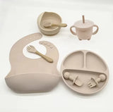 Infant Self-Feeding Silicone Set