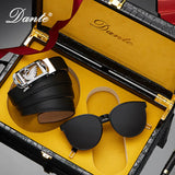 Chic Swan Belt and Sunglasses Combo