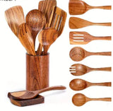 Acacia Kitchen Spatula Set