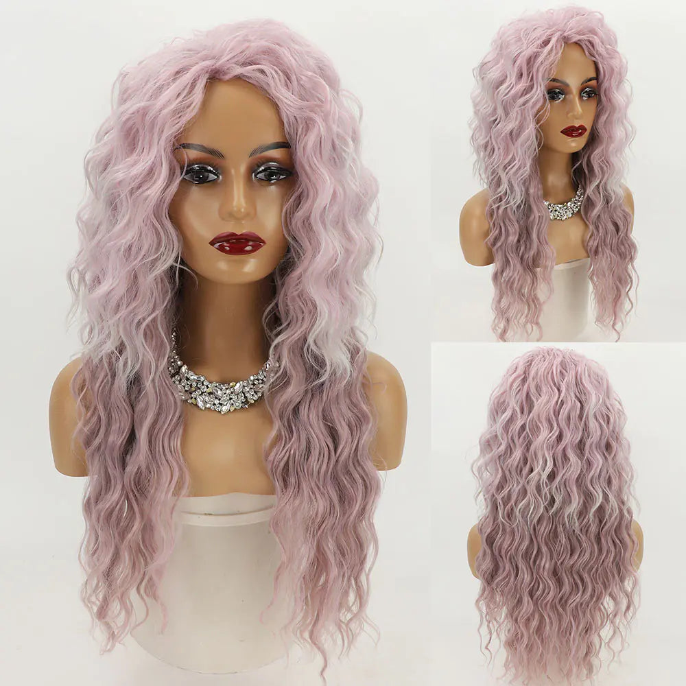 Glamorous Long Blonde Gradient Wig